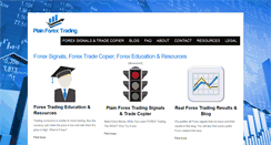 Desktop Screenshot of plainforextrading.com