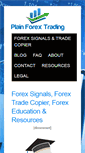 Mobile Screenshot of plainforextrading.com